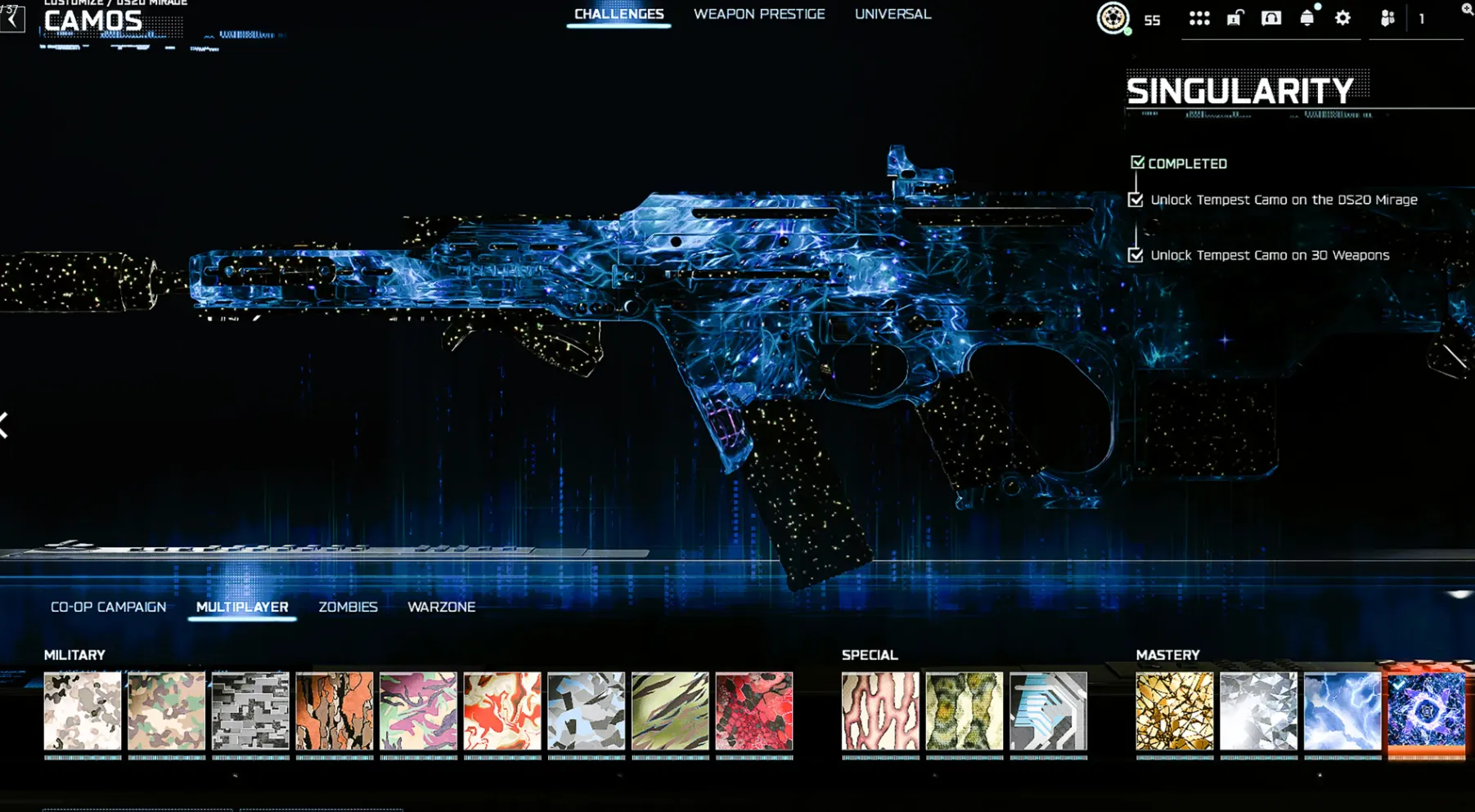 π₯ BO7 π₯ π« 30x Singularity | πͺ© 450 Camos | π¦ Handmade Legit | βοΈ Level 55 | π₯ π₯ π― All Guns Unlocked | π 20 Premium Operator| π₯οΈ